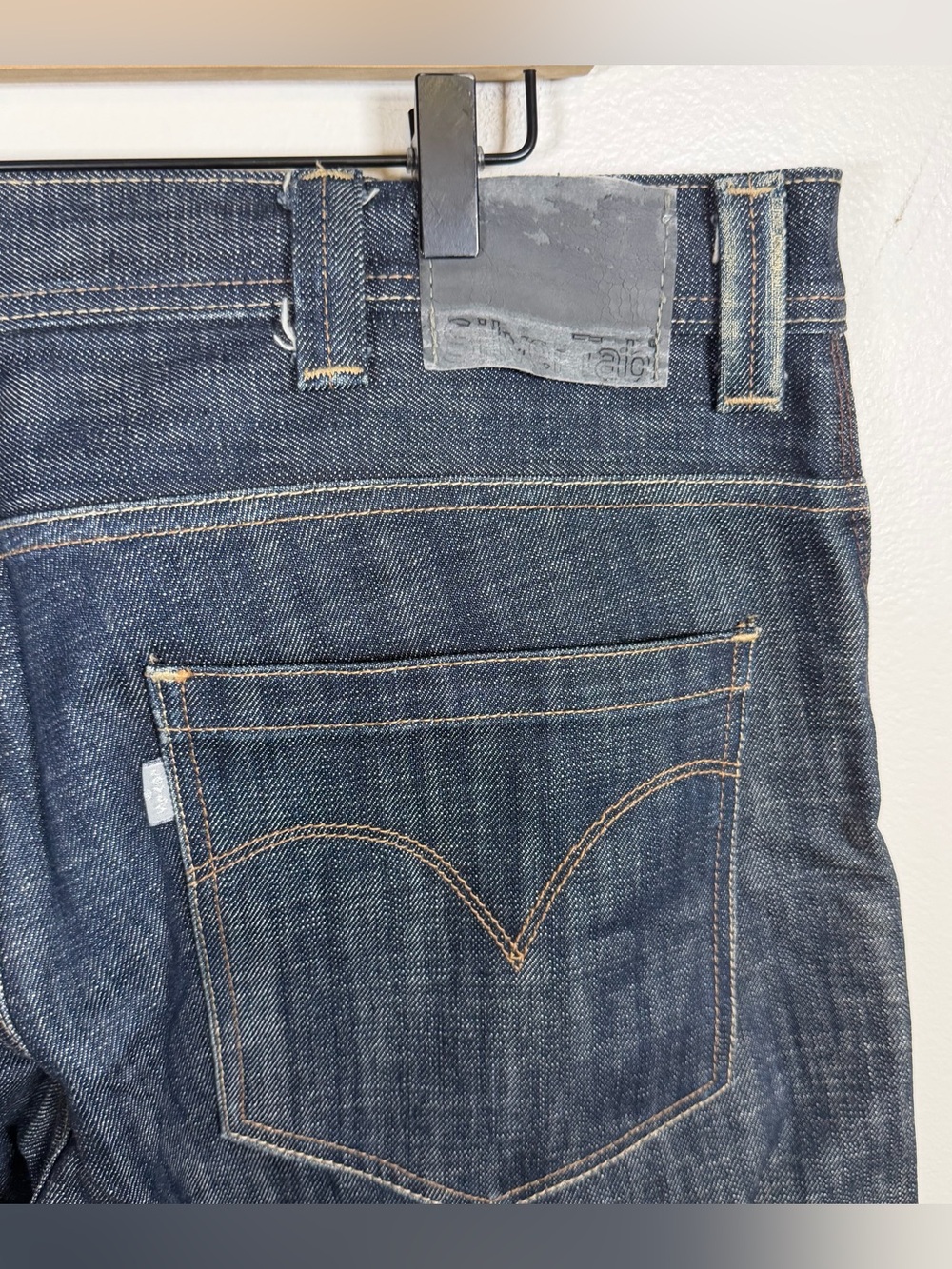 Levi’s SilverTab Loose Jeans Baggy Size 38x30 Wide Leg Skater Dark Wash Y2K - Picture 6 of 8